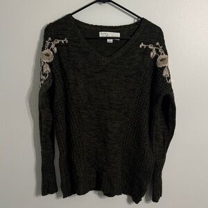 Vintage Havana Olive Knit Sweater